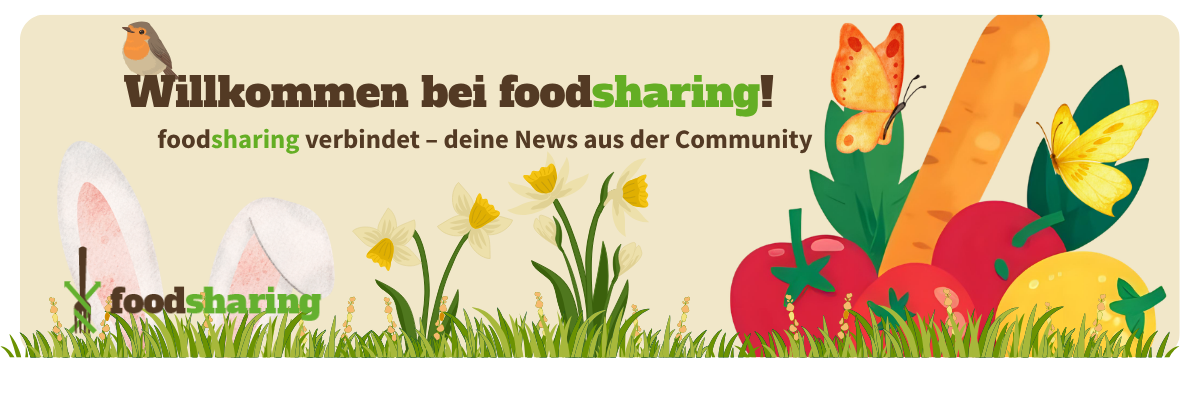Willkommen beim foodsharing Newsletter