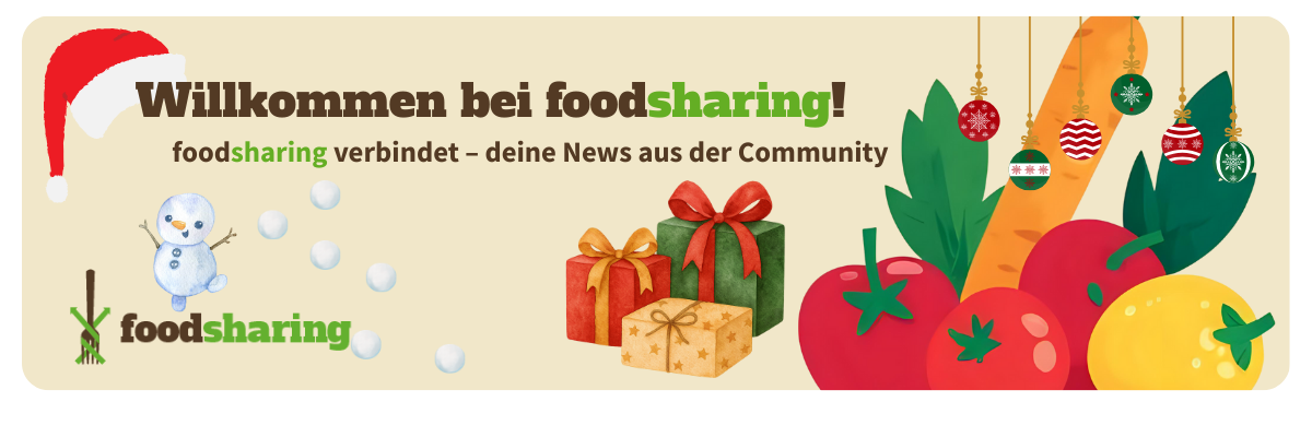 Willkommen beim foodsharing Newsletter